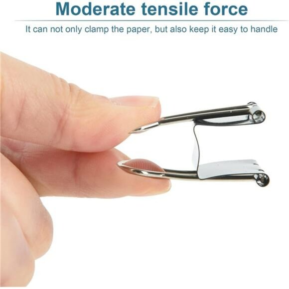 Binder clips and paper clips set 340pcs assorted sizes office school supplies bo - Picture 6 of 8